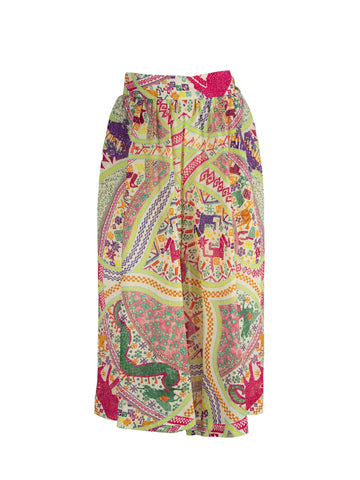 Etro Skirt Trousers With Multi Coloured Geometric Design