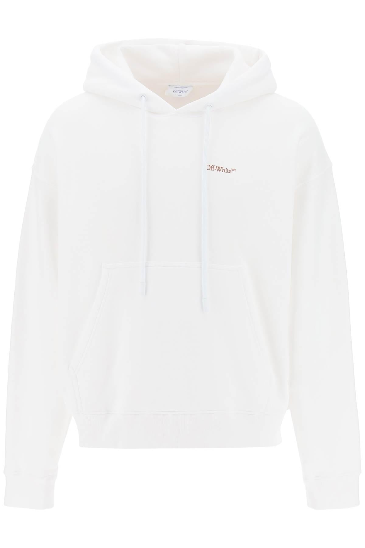 2018 off store white hoodie